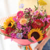 Media 1 - Vibrant Sunset Trending Bouquet Without Lilies.