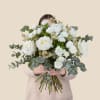 Media 1 - White and green bouquet