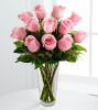 Media 1 - The Long Stem Pink Rose Arrangement by FTD