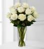 Media 1 - The White Rose Bouquet by FTD - VASE INCLUDED