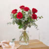 Media 1 - Bouquet of 6 red roses