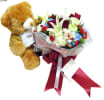 Media 1 - Teddy and Bouquet