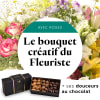 Media 1 - Bouquet du fleuriste multicolore et ses amandes au chocolat