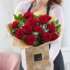 Media 1 - 12 Red Rose Hand-Tied