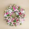 Media 1 - Small premium funeral wreath in shades of pink