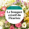 Media 1 - Bouquet du fleuriste multicolore avec des roses