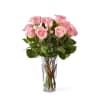 Media 1 - Long Stem Pink Rose Bouquet