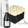 Media 1 - Boîte à fleurs «Florence» (20 cm) avec prosecco Albino Armani DOC (75 cl)