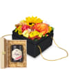 Media 1 - Flowerbox «Cuzco» (15 cm) with Bee-Family Swiss blossom honey