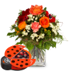 Media 1 - Flower bouquet «Spring Surprise» with Munz chocolate ladybird