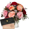 Media 1 - Romantic Roses avec Munz tablette de chocolat «Heart»