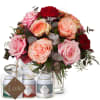 Media 1 - Romantic Roses mit Gottlieber Tee Geschenk-Set und «Love»-Anhänger