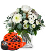 Media 1 - Bouquet de fleurs «Fée d’hiver» avec Munz coccinelle en chocolat