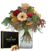 Media 1 - Flower bouquet of the month «December» with Avelines pralines from Maestrani