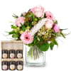 Media 1 - Blumenstrauss des Monats «Januar» mit Honig Geschenk-Set von Bee-Family