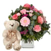 Media 1 - Contes roses avec ours en peluche