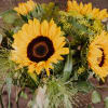 Media 2 - Sunflower bouquet with Swiss flowers and Gottlieber Hüppen «Special Edition for Fleurop»