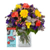 Media 1 - Flower bouquet «Happy» with a CHF 100.- voucher for the musical «Romeo & Julia»
