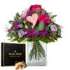 Media 1 - Flower bouquet «Sweet Bloom» with Avelines pralines from Maestrani