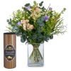 Media 1 - Bouquet de fleurs «Rêve de prairie» avec amandes au cacao Gottlieber