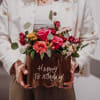 Media 3 - Borsa di fiori «Happy Birthday» - in colori vivaci