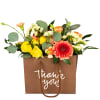 Media 4 - Borsa di fiori «Thank you!» - in colori allegri