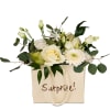 Media 4 - Blumentasche «Surprise!» - in stylischem Weiß