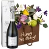 Media 1 - Sac à fleurs «Happy Birthday» - aux couleurs fraîches avec prosecco Albino Armani DOC (75 cl)