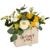 Media 1 - Flower bag «Get well soon!» - in bright yellow