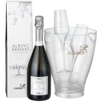 Prosecco Albino Armani DOC (75 cl) inkl. Eiskühler und zwei Flûte-Gläser