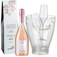 Prosecco Rosé Albino Armani DOC (75 cl), inkl. Eiskühler und zwei Flûte-Gläser