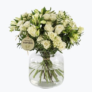 Media 1 - Classic Newborn Prince Bouquet w babybirth tag 242677