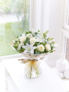Media 1 - White Hand Tied