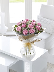 Media 1 - Pink and Rose Hand Tied