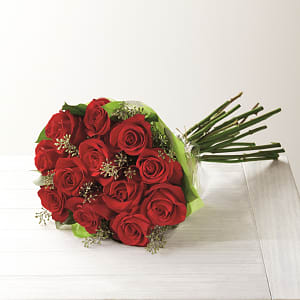 Media 1 - Long Stem Red Rose Bouquet