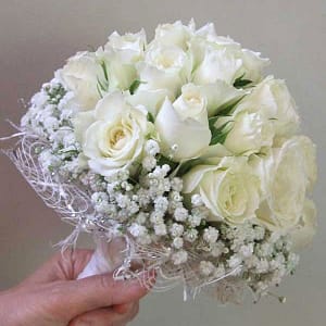 Media 1 - Bridal White bouquet