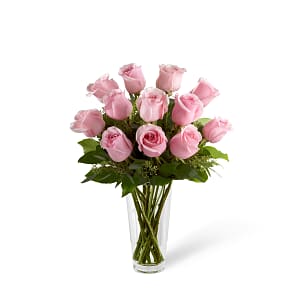 Media 1 - The Long Stem Pink Rose Bouquet