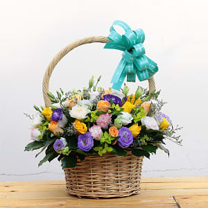 Media 1 - Beautiful mixed colour basket