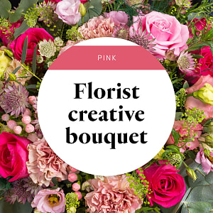 Media 1 - Florist creative bouquet - pink