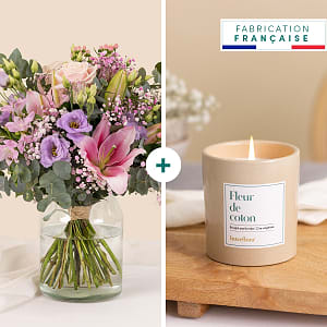 Media 1 - Powdery cloud and its scented candle