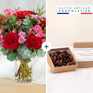 Media 1 - Burst of rose and chocolate almonds