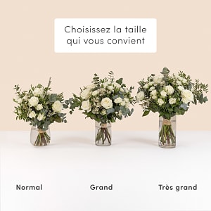 Media 4 - White and green bouquet and candle