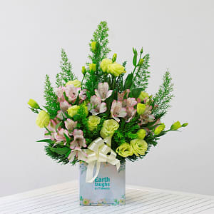 Media 1 - Lime and Pink Flowers