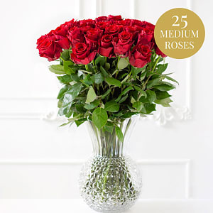 Media 1 - 25 medium stemmed roses