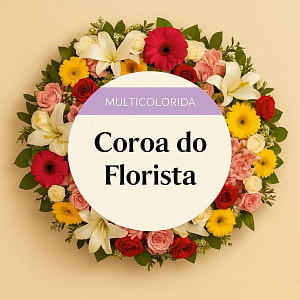 Media 1 - Multicolored Florist's Wreath