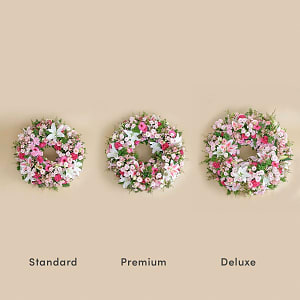 Media 3 - Pink Funeral Wreath