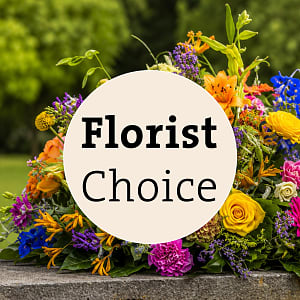 Media 1 - Funeral spray arrangement