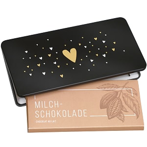 Media 3 - Flower bouquet «From the Heart» with Munz bar of chocolate «Heart»