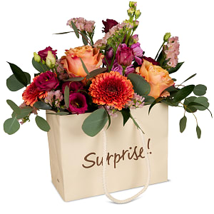 Media 2 - Blumentasche «Happy Birthday Surprise!» - in frischen Farben