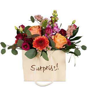 Media 4 - Blumentasche «Happy Birthday Surprise!» - in frischen Farben
